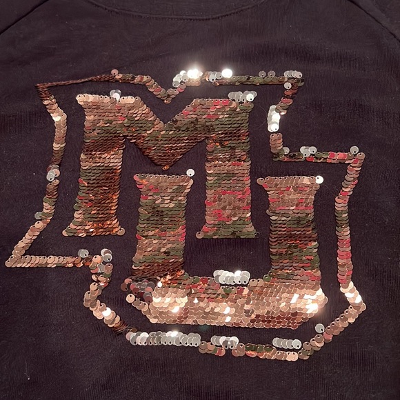 NEW Marquette University Sequined Sweatshirt Small - Picture 2 of 5